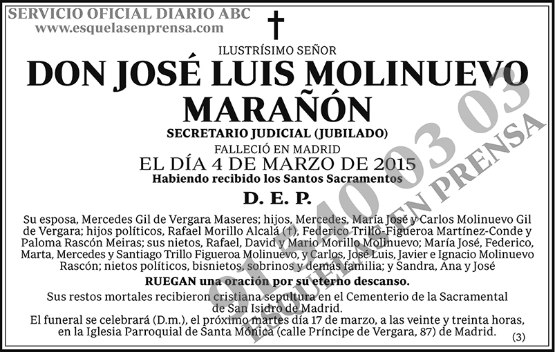 José Luis Molinuevo Marañón